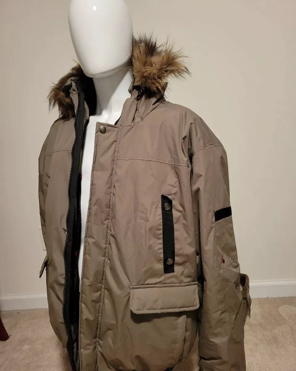 Whistler Tan Weather J eBay Jacket Mens Hooded All Parka Shed Medium Coat Sz | System