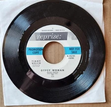 TIMMY WELCH - GYPSY WOMAN / HEY, MR. CLOWN - REPRISE PROMO - SOUL / FUNK - HEAR