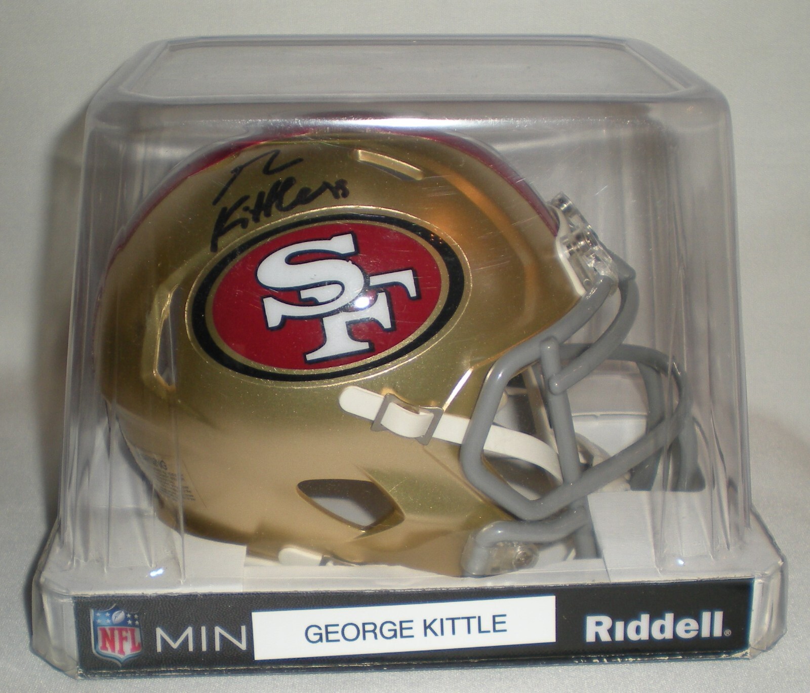 George Kittle Autographed Signed San Francisco 49ers - Mini Helmet w/ Fanatics A680342 