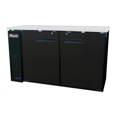 Migali C-BB60-HC Two Door Back Bar Cooler Beer Refrigerator FREE SHIPPING
