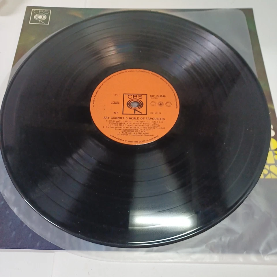 RAY CONNIFF'S WORLD OF FAVORITES ALBUM LP RECORD VINYL VINTAGE   - Image 2 of 4