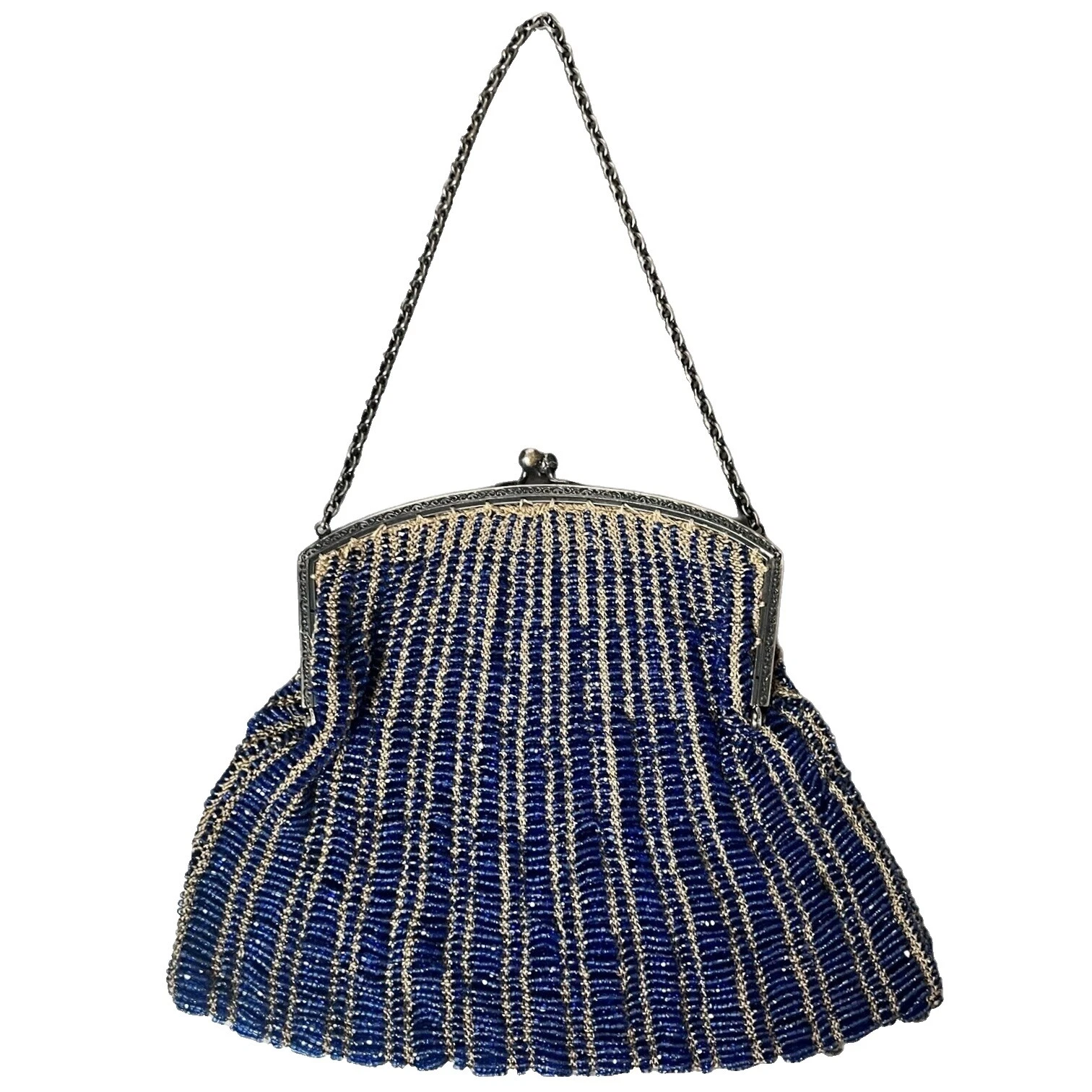 Chapado En Plata Flapper Accesorios Vintage