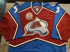Patrick Roy 2001 FINALS Colorado Avalanche Burgundy KOHO TI Jersey Size 58G