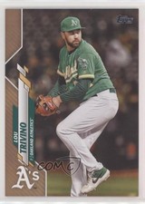 2020 Topps Gold 1742/2020 Lou Trivino #587 0l2
