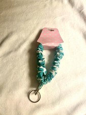 Handmade Scrunchie Wristlet Keychain