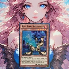 Yugioh - Blue Flame Swordsman - LC04-EN001 - UR - Limited Edition - VLP/NM