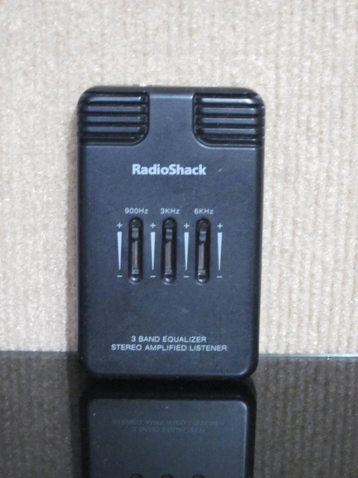 Radio Shack 33-1097 3-Band Equalizer Amplified Stereo Listener Tested ...
