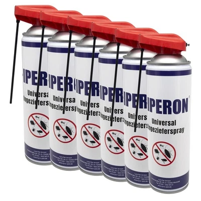 LYRA PET GMBH 6 x 500 ml IPERON® Universal Ungezieferspray Sofortwirkung gegen Insekten