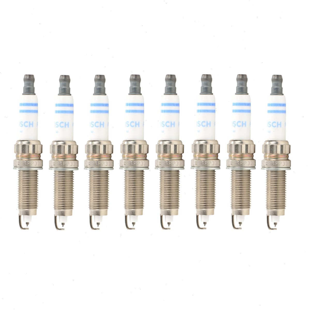 8 pc Bosch Double Platinum Spark Plugs for 2009-2012 BMW 750Li 4.4L V8 jv