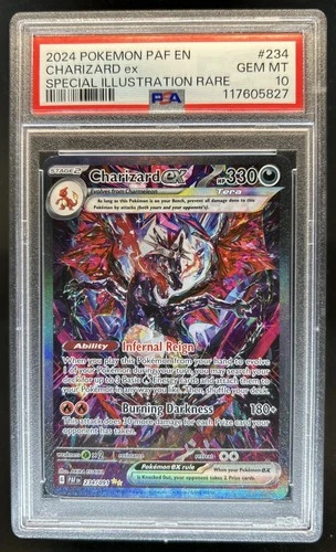 2024 Pokemon Paldean Fates Charizard ex Special Illustration Rare 234/091 PSA 10