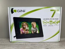 GiiNii 7" LED Digital Picture Frame Model GT-701P-1 NEW