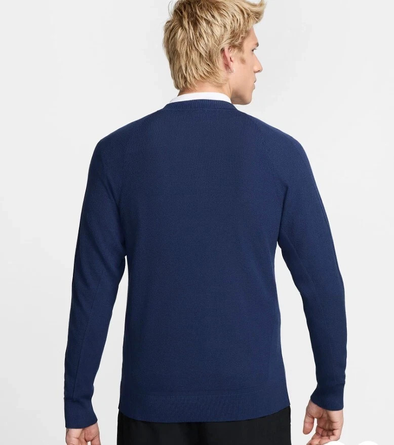 NEW Men's Size L Nike Tour Golf Sweater Color Midnight Navy Blue