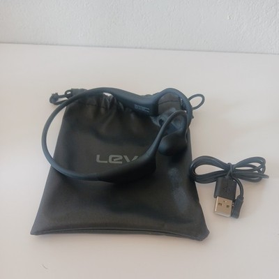 LEVN Bone Conduction Headphones, Open Ear Running Headphones Bluetooth W Mic NEW