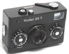 Rollei 35 T Black w. Tessar 3.5/40mm NOTTESTED 35mm viewfinder camera