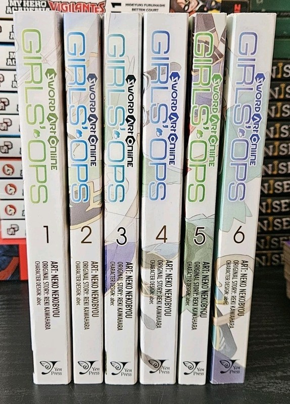 Manga Sword Art Online Girls' Ops Operations Bundle Vol 1-6 English Volumes