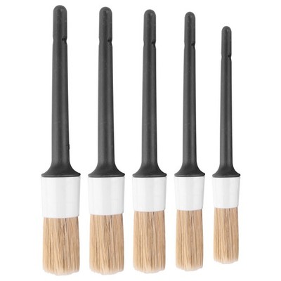 Natur Seber Haar Detail Bürste (Set Von 5), Premium Detail Bürsten Für Moto9603
