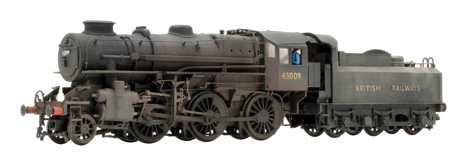 BACHMANN 'OO' 32-575 LMS BLACK DOUBLE CHIMNEY IVATT CLASS 4 3001 STEAM LOCO
