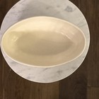 Vintage Haeger Pottery White Oval dish — photo 6