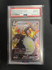 Pokemon 2021 Charizard VMAX SV107/SV122 Shiny Rare Shining Fates GIOCO PERFETTO COME NUOVO PSA 10