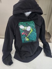 Invader Zim Nickelodeon Gir Doom Song Hoodie Adult Size S Hooded Jacket Top Used
