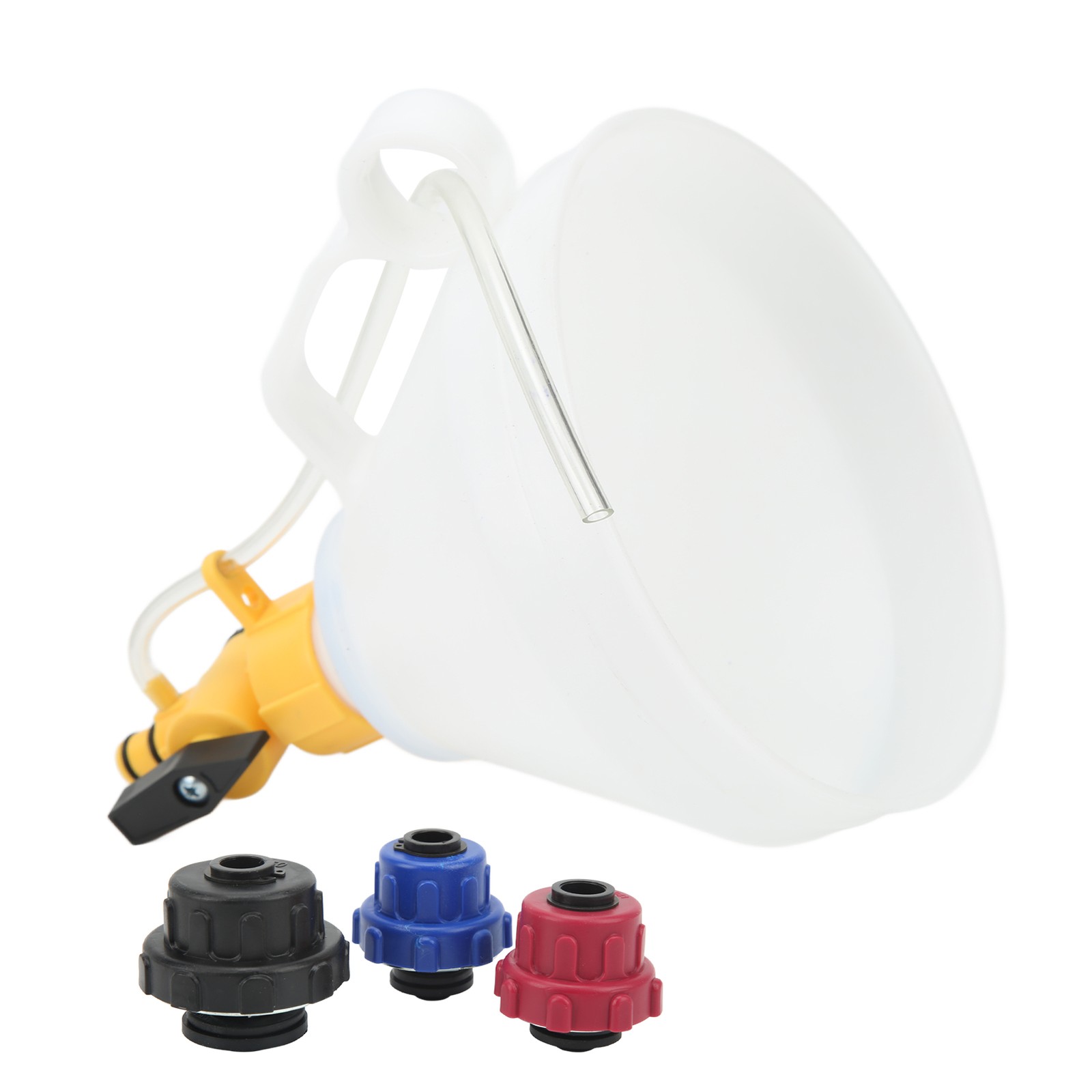 ⁺Radiator Coolant Refill Funnel Spill Proof Engine Cooling System Filling Kit