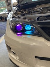 08-14 Subaru Wrx Sti Custom Wu Tang Styled Hid Retrofit Headlights