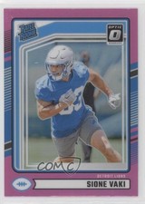 2024 Panini Donruss Rated Rookie Optic Preview Pink Prizm Sione Vaki #332 1ic9