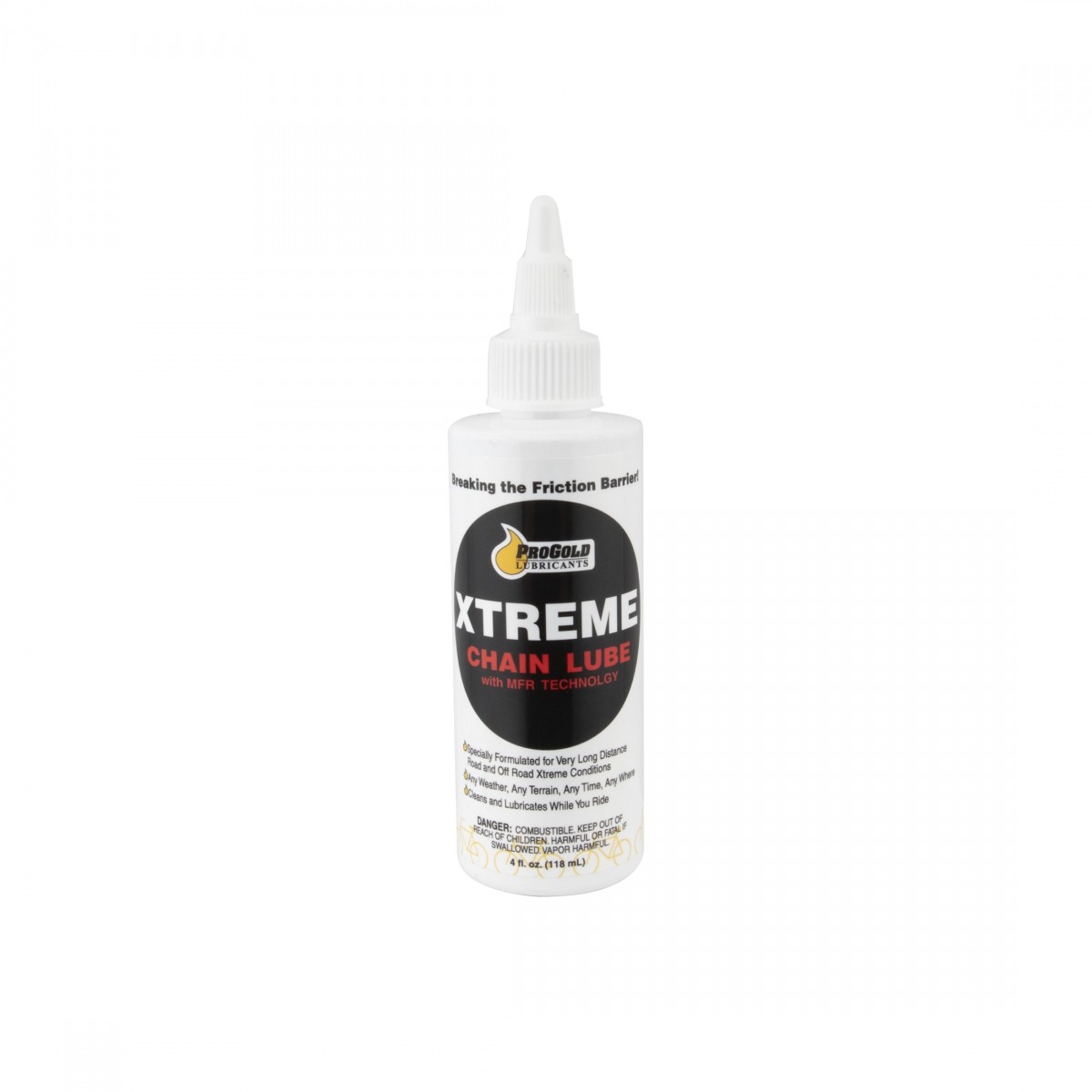 Pro Gold Xtreme Chain Lube - Water-Resistant, Metal-Bonding, Long-Distance