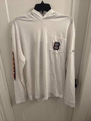 2026 NCAA Men s Final Four LS Lightweight Hoodie Johnnie-0 White Size XXL NWT