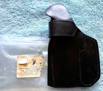 HOFFNERS Black Leather HOLSTER Smith & Wesson 4506 (Right Hand)