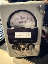 Termaline Vintage Wattmeter Bird 61 Frequency Range 30-500