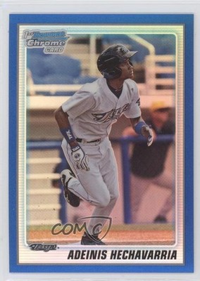 2010 Bowman Chrome Prospects Blue Refractor /150 Adeiny Hechavarria #BCP198 3q5