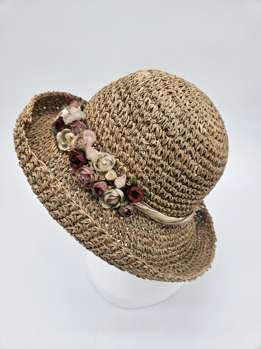 Straw 1990s Vintage Hats for Women for sale | eBay display picture 3