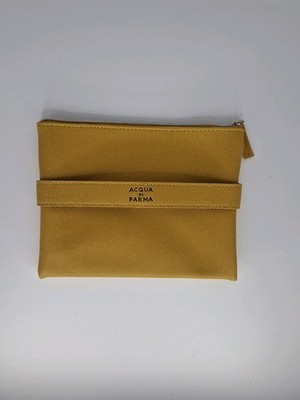 Acqua Di Parma Etihad Airways Gelb Leder Amenity Bag Tasche Kulturtasche Kulturbeutel