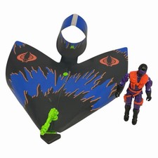GI Joe Cobra Night Vulture V1 w  Cobra Glider 1991 Hasbro ARAH Vintage