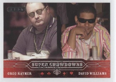 2006 Razor Poker Greg Raymer David Williams #44 0f3j