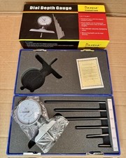 Dasqua 5822-4100 0-22" Dial Depth Gauge Set with 2-1/2" Base BARGAIN PRICE L@@K