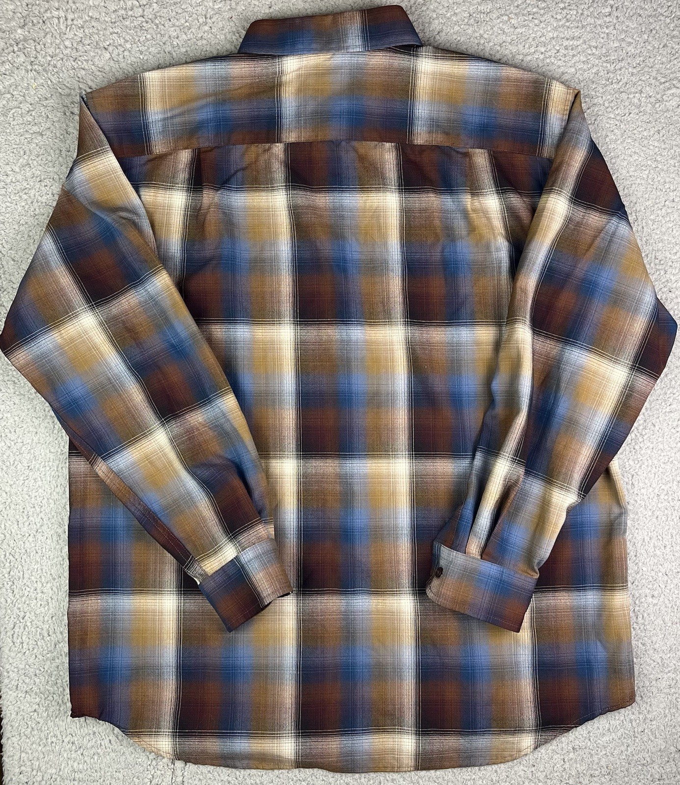 Pendleton Sir Pendleton Wool Western Shirt Brown … - image 4