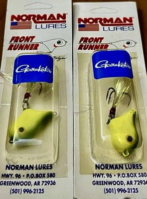 Leurre Norman MAD N Crankbait – Citrouille Verte, Rare, NOS (neuf En Stock)