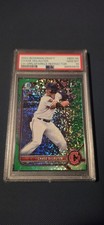 Bowman 2022 Draft Chrome Chase DeLauter Green Sparkle Refractor PSA 10 /99 Guar…