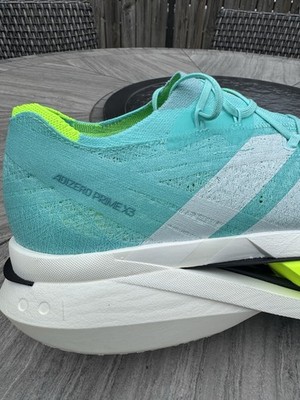 Adidas Adizero Prime X3 Strung Running Shoes Flash Aqua  display picture 1