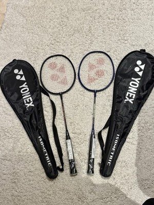 Yonex GR 303 Combo Badminton Racquet with Full Cover, Set of 2 (Black And Blue)