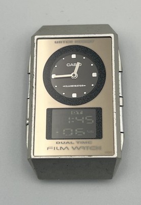 CASIO Film Watch PELA FS-03 FS-05 Set Vintage Ana-Digi Quartz No