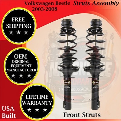 Monroe OEM Front Struts Assembly 2003-2008 Volkswagen Beetle Lifetime Warranty