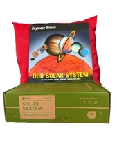 Kiwi Crate Solar System Model/Light-Up Space Mobile Meteor Launch w Book - NEW