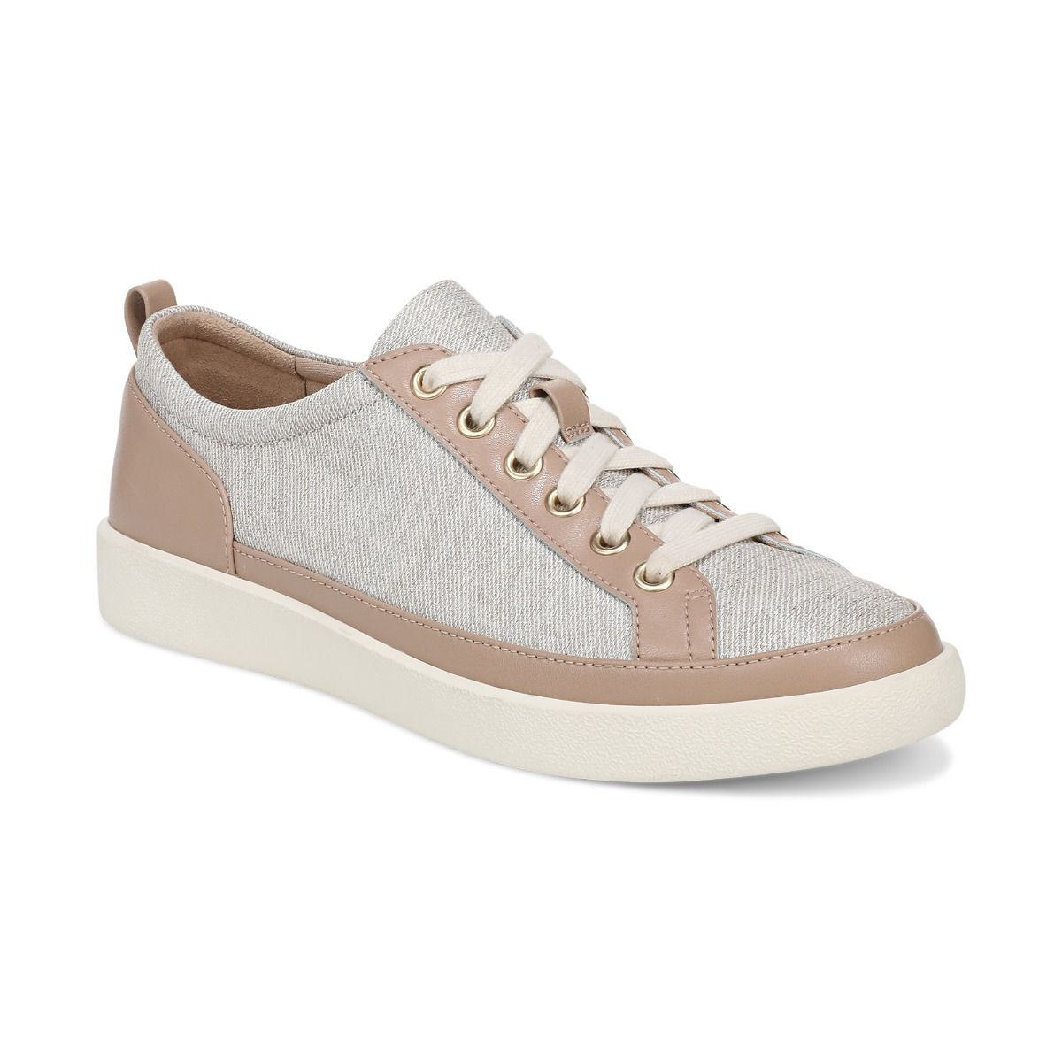 Vionic Winny Sneaker Comfort Walking Shoes Women, Natural Canvas