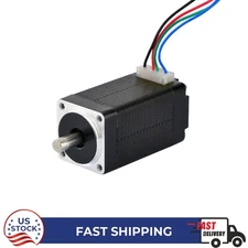 STEPPERONLINE Nema 8 Bipolar 4Ncm 0.6A Φ4mm Dual Shaft 20x38mm 4 Wires