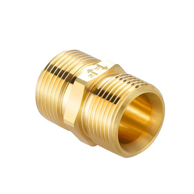 #ad Pressure Washer Coupler Metric M22 15mm Male Thread to M22 14mm Male Fitting... $12.77