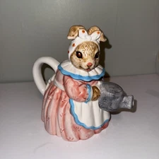 Heritage Mint Collectibles Easter Bunny Leonardo Collection Teapot