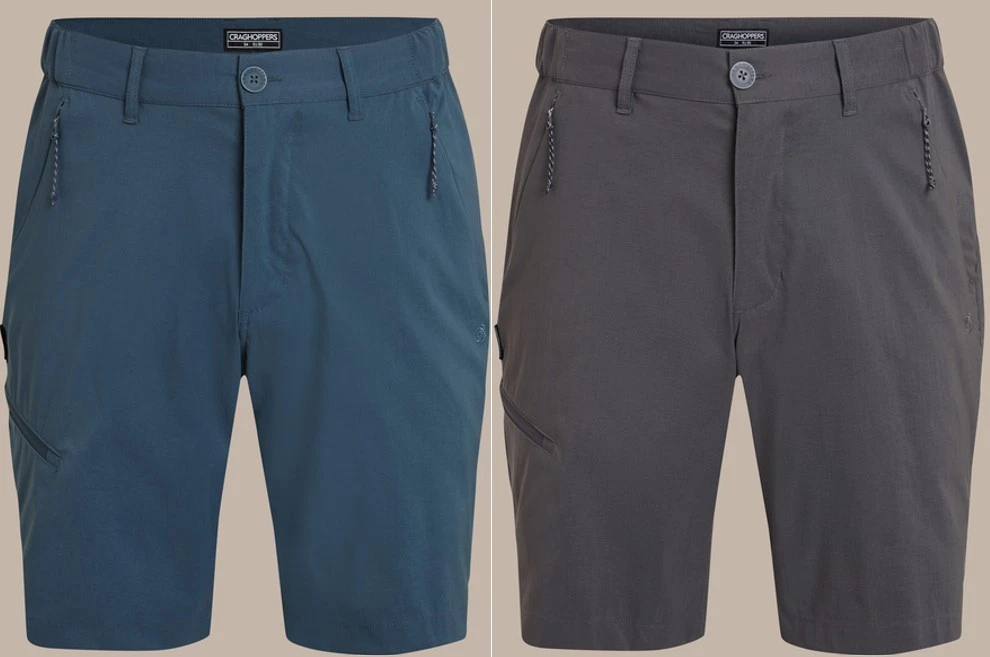 Craghoppers Men's Kiwi Pro III Shorts Black, Blue, Pebble, Lead CMJ666